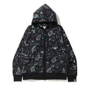 BAPE Relaxed Space Camo Full Zip Hoodie